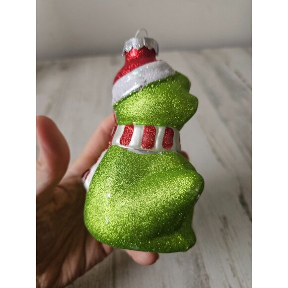 Rauch glitter frog toad ornament present sparkle Xmas green - Picture 6 of 8